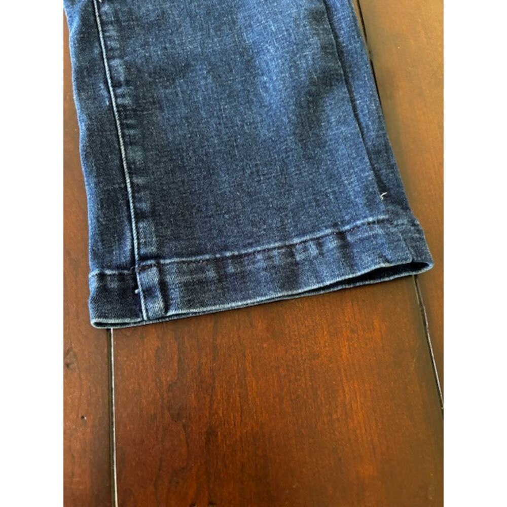 Banana Republic Size 28 High Rise Wide Leg Crop Jeans Dark Wash Denim Womens - Picture 4 of 5